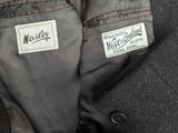 Vintage Mersley (Fox Bros/Marling Evans) Coat 40R Charcoal Grey 3-button Pure Heavy Wool