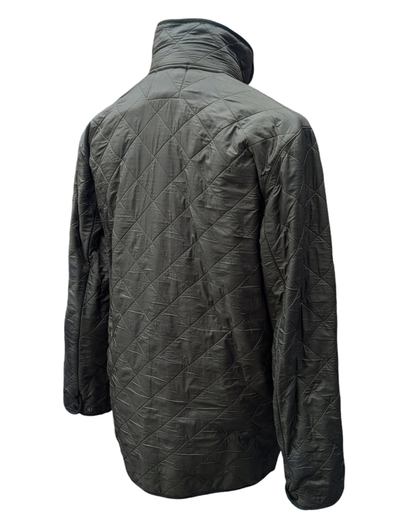 Barbour Coat M/L Khaki Olive  Padded Polar Quilt Polyester