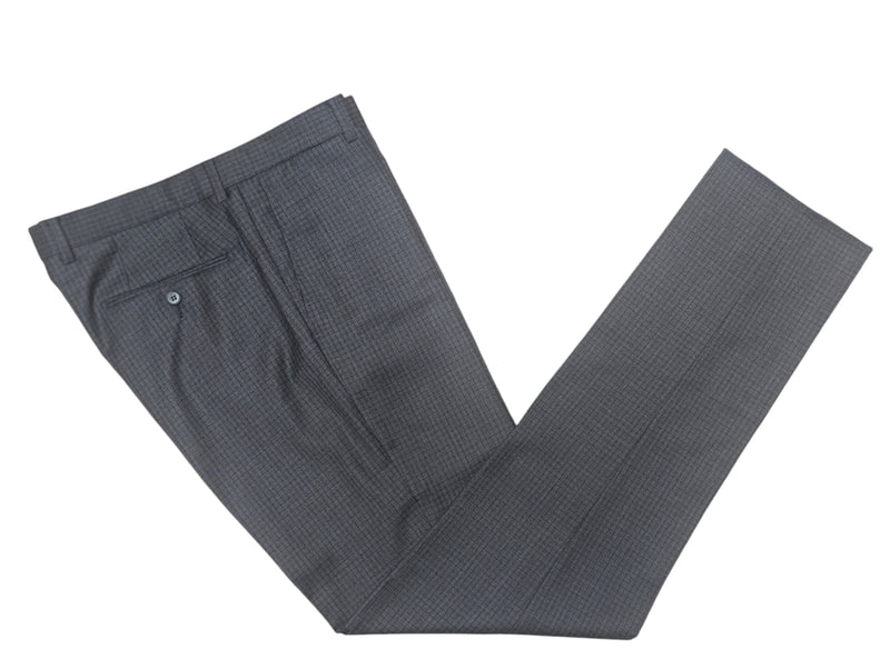 Benjamin VBC Suit Mid Grey Mini Check 2-Button Wool