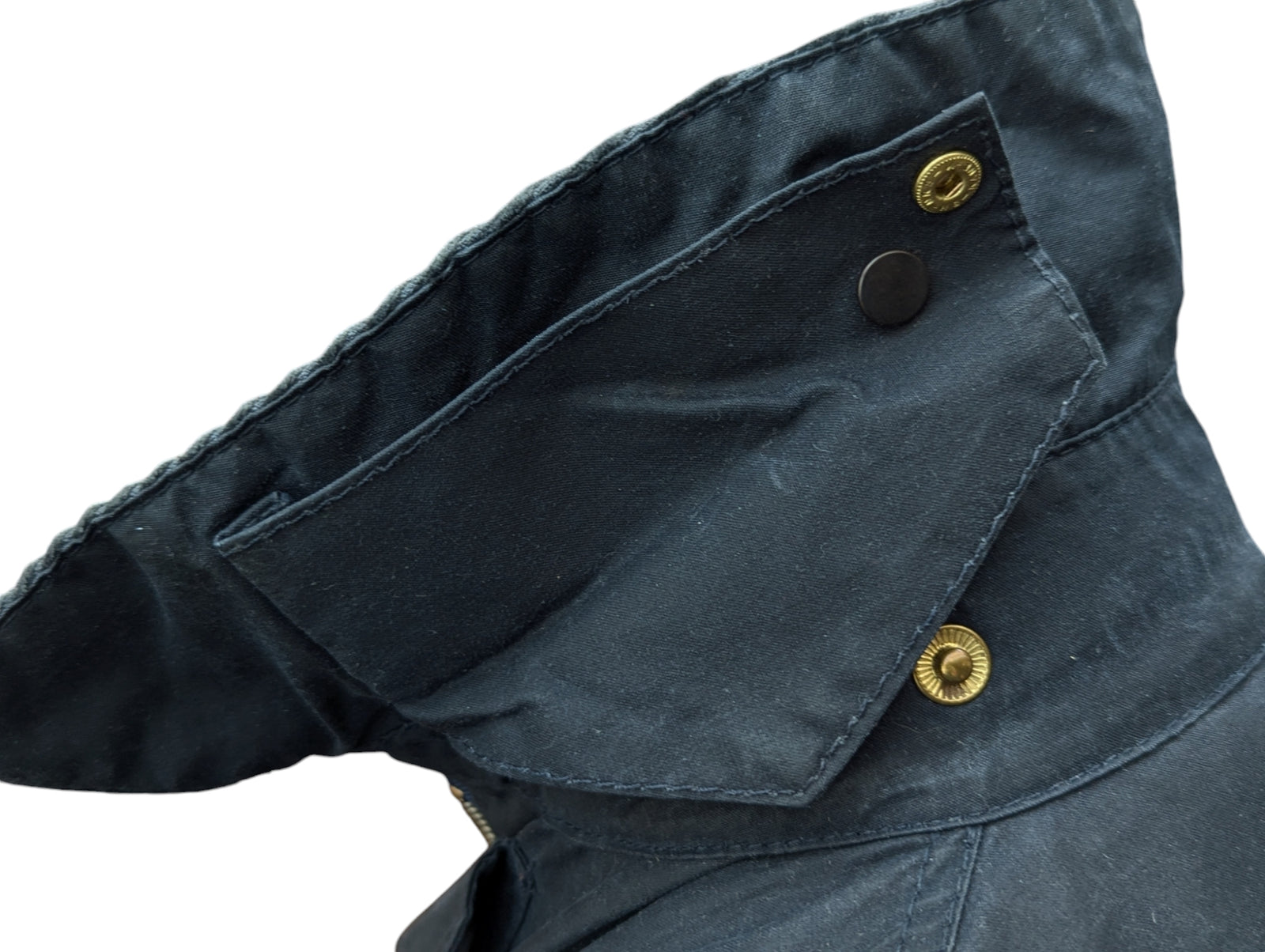 Barbour Coat S/M Midnight Border Waxed Cotton – eHABERDASHER