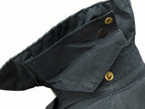 Barbour Coat S C36 Midnight Border Waxed Cotton