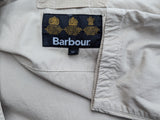 Barbour Coat M Beige Cotton