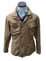Hackett Rally Field Jacket M Tan Waxed England
