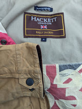 Hackett Rally Field Jacket M Tan Waxed England