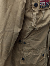 Hackett Rally Field Jacket M Tan Waxed England