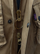 Hackett Rally Field Jacket M Tan Waxed England