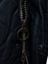 Barbour Motorcycle Belted Jacket M Black Waxed Cotton
