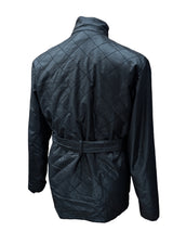 Barbour Motorcycle Belted Jacket M Black Waxed Cotton