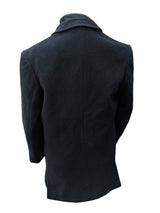 Vintage Burton DB Pea Coat M/40 Navy Blue Wool/Angora