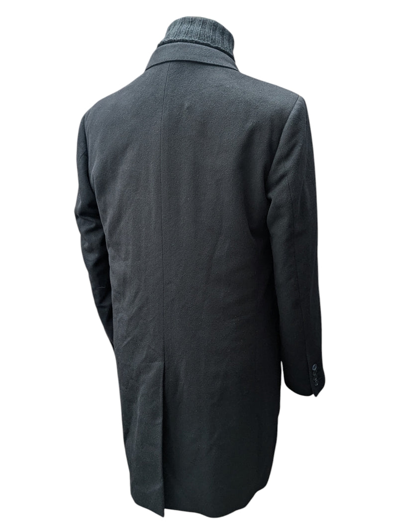 Ozwald Boateng Savile Row Coat 42R Black Pure Cashmere