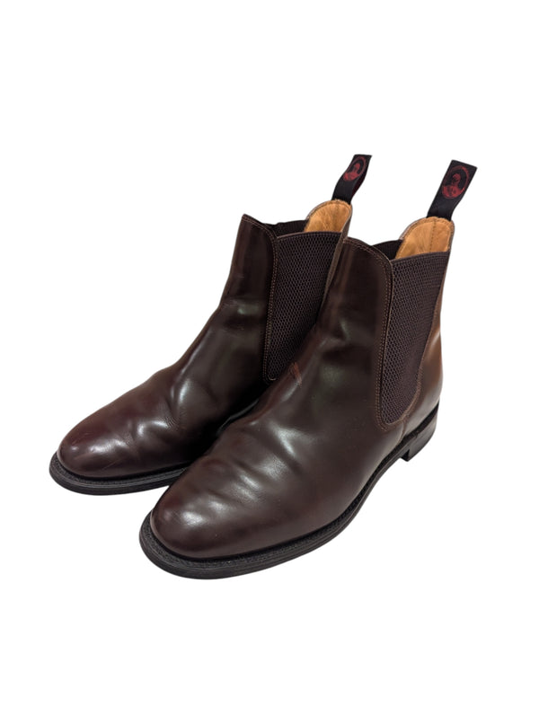 Regent (Loake?) Harrods Chelsea Boots Dark Brown Leather UK 7