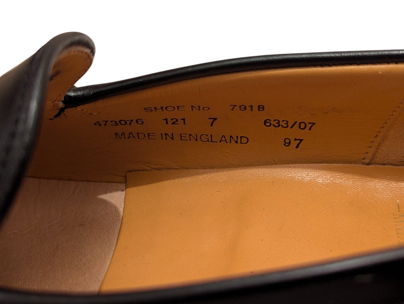 Loake Penny Loafers Black Leather UK 7