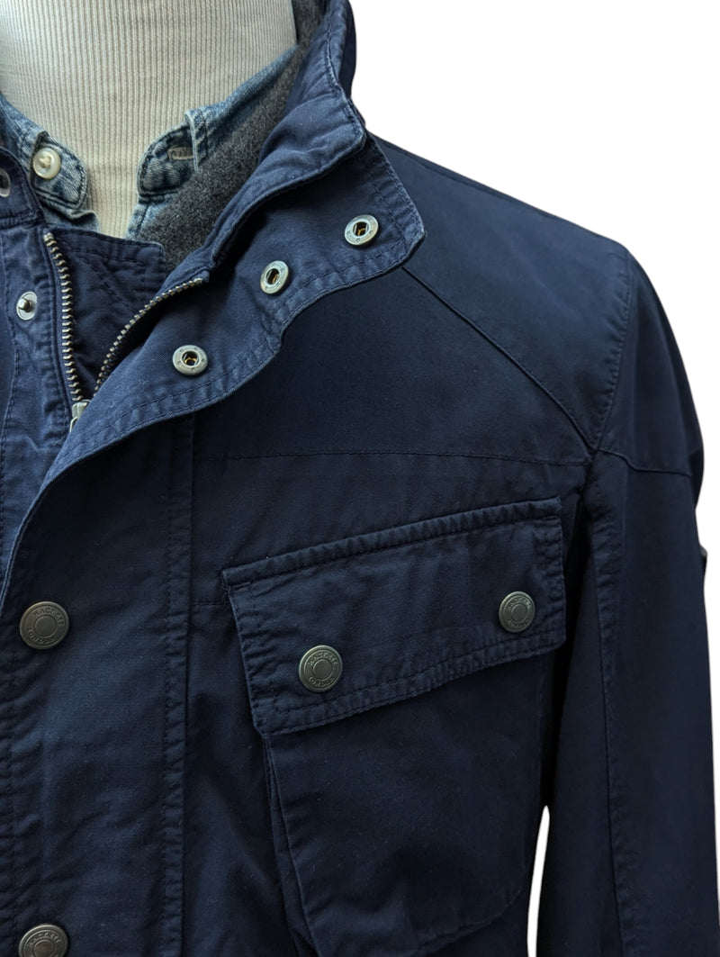 Hackett Velospeed Field Jacket L Navy Blue Cotton