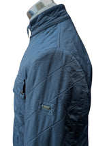 Barbour Jacket L Steel Blue Ariel Polarquilt Polyamide
