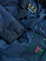 Barbour Jacket L Navy Blue Nautical Dhow Quilt Polyester