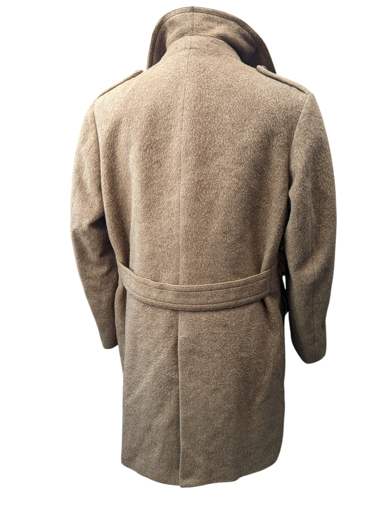 Vintage Hornes Royal Warrant DB Coat L Camel Heavy Wool/Alpaca