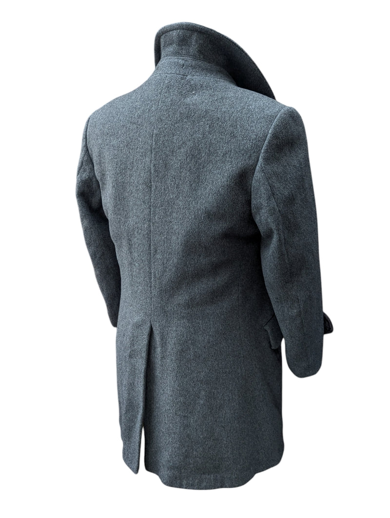 Vintage Austin Reed M 38/40S DB Peacoat Grey Wool/Cashmere