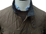 Barbour Jacket M Khaki Olive Ariel Padded Quilt Polyamide