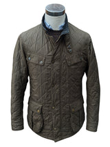 Barbour Jacket M Khaki Olive Ariel Padded Quilt Polyamide