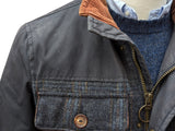 Valley Mills Mallalieus Hybrid Coat S Blue Plaid English Wool Tweed