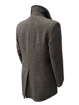 Vintage Dunn & Co. Pea Coat M/40 Soft Brown/Grey Wool Tweed