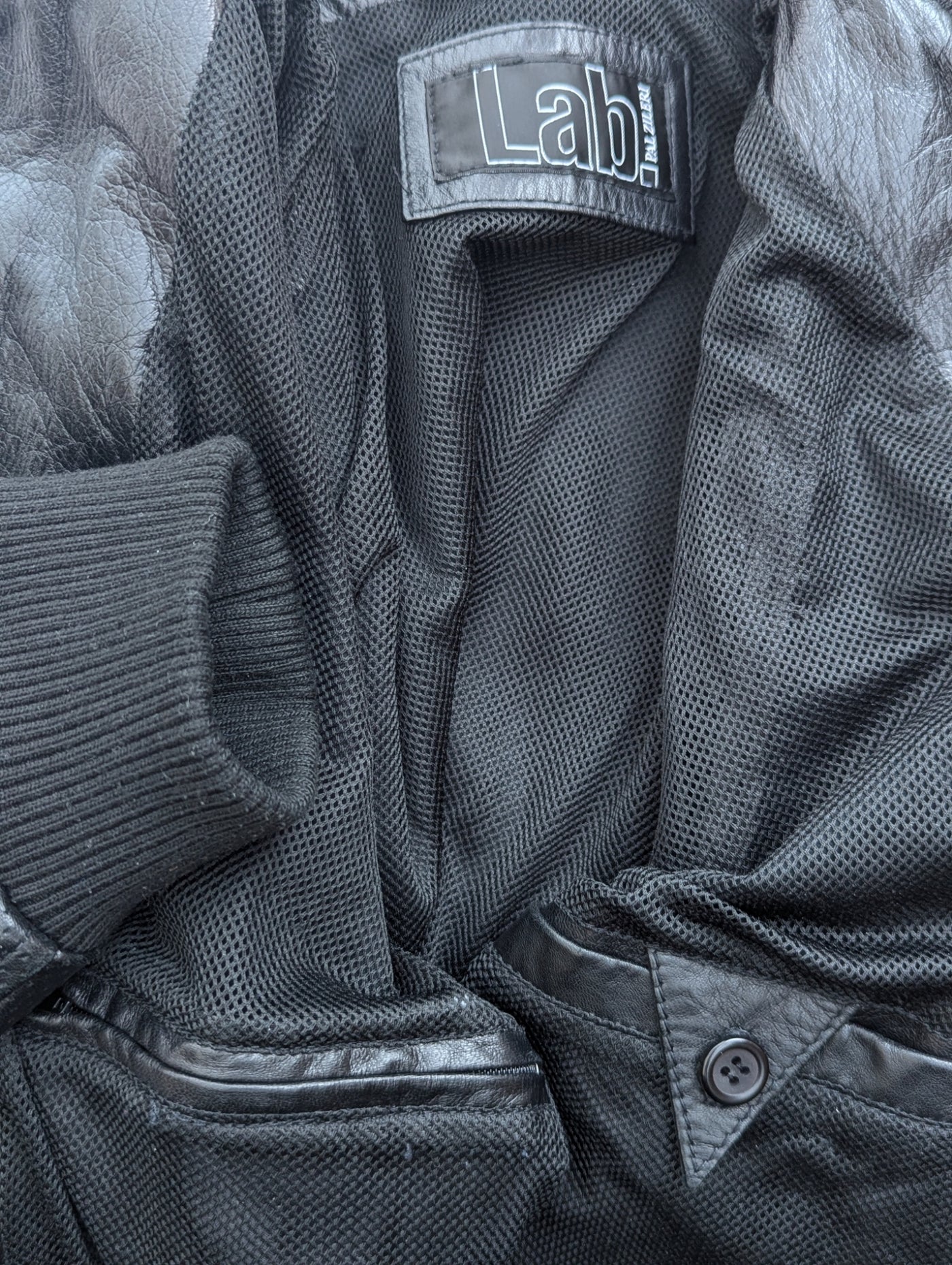 Pal Zileri Lab Jacket Slim M Black Soft Perforated Leather