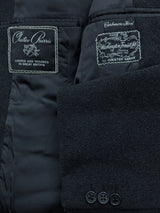 Vintage Chester Barrie Coat 44R Charcoal 4-button Heavy Cashmere/Wool