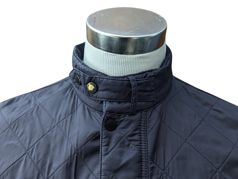 Barbour Jacket S Navy Blue Ariel Polarquilt Polyamide