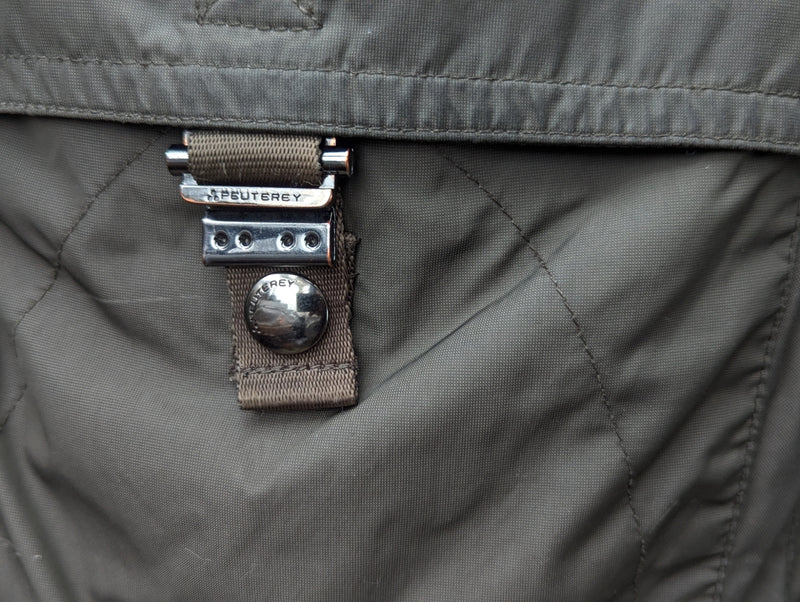 Peuterey Hooded Down Jacket M Olive Green Polyester
