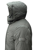 Peuterey Hooded Down Jacket M Olive Green Polyester