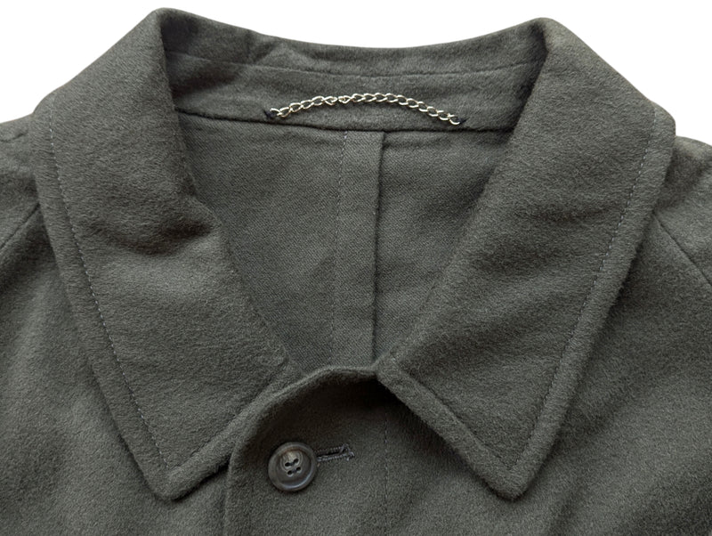 Corneliani Belted Raglan Balmacaan Coat XXL 46/48 Sage Green Wool/Cashmere
