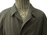 Corneliani Belted Raglan Balmacaan Coat XXL 46/48 Sage Green Wool/Cashmere