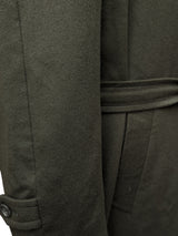 Corneliani Belted Raglan Balmacaan Coat XXL 46/48 Sage Green Wool/Cashmere