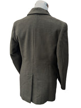 Vintage Gaunson Tailors M/38 DB Pea Coat Dark Olive Brown Wool