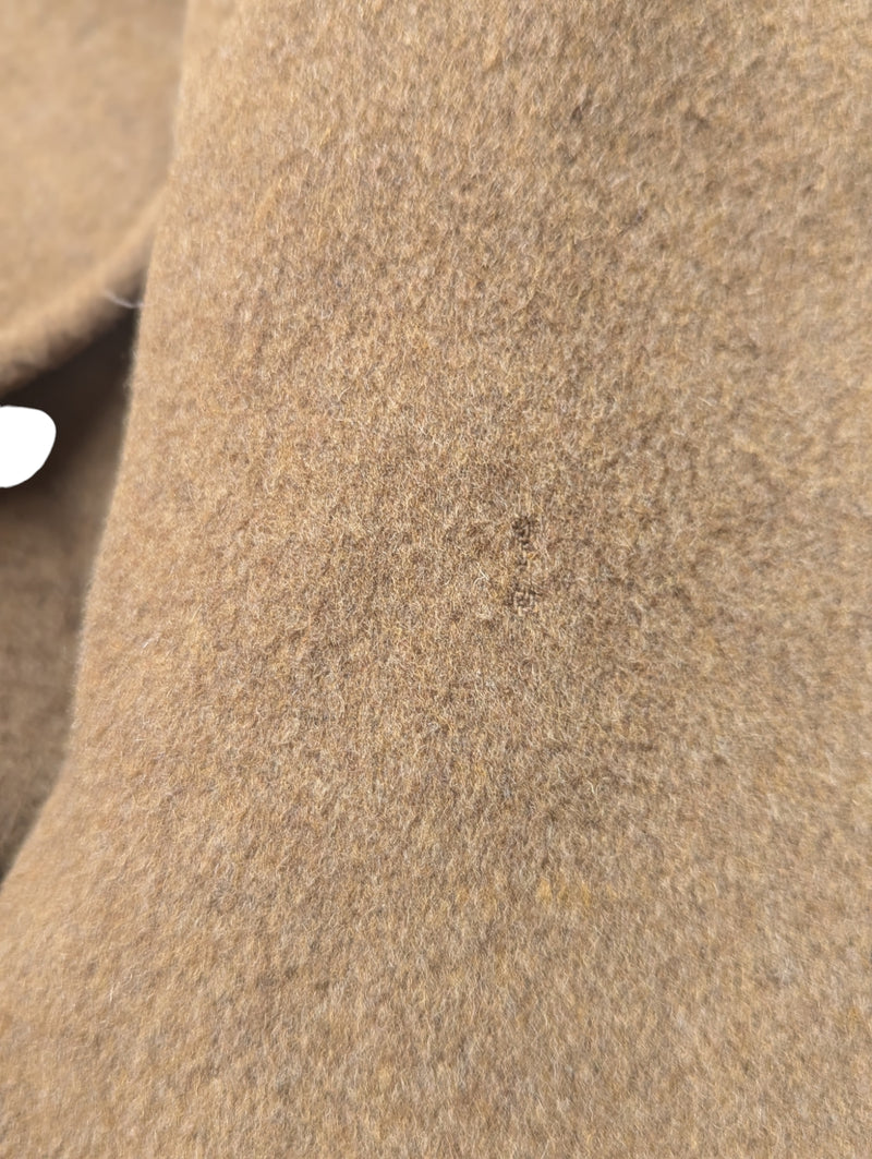 Vintage Burton DB Coat L/XL Camel Tan Heavy Wool