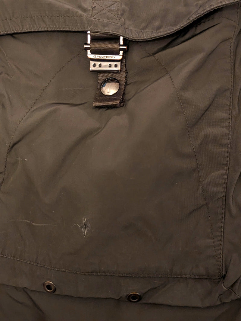Peuterey Hooded Down Jacket M Olive Green Polyester