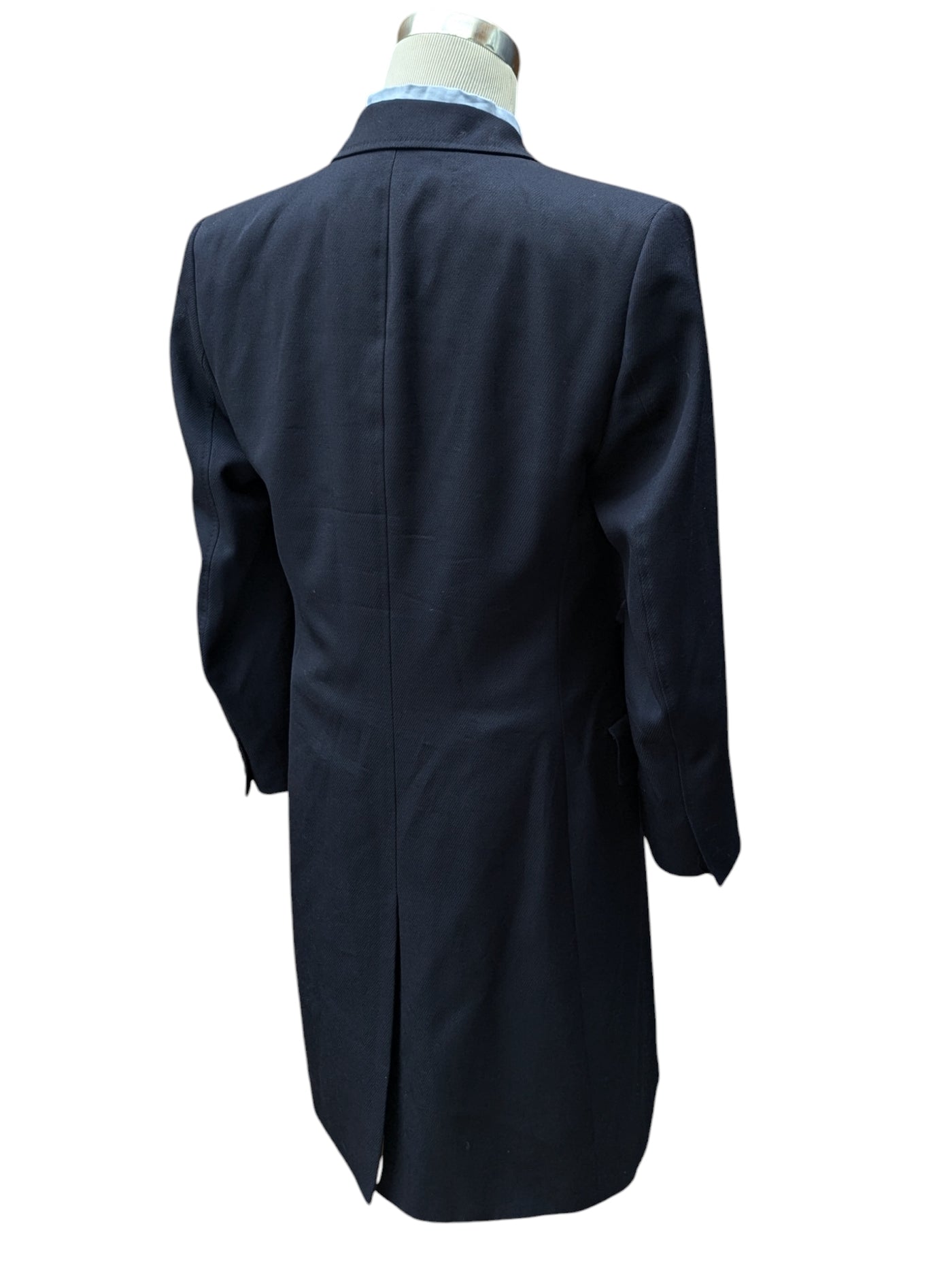 Paul Smith Coat M 39/40R Navy Wool Twill Italy – eHABERDASHER