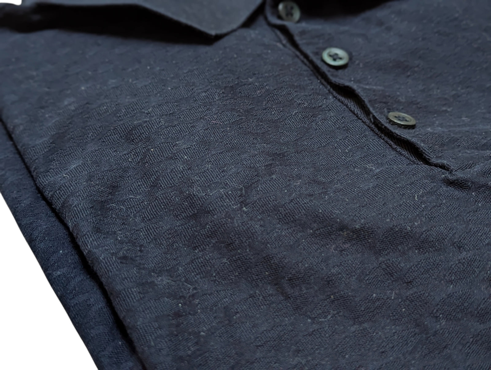 Zegna Knit Polo L Navy Blue Cotton – eHABERDASHER