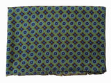 Battisti Scarf Green Geometric Lightweight Wool