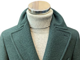 Benjamin Ulster Overcoat Dark Green Boiled Wool