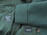 Benjamin Ulster Overcoat Dark Green Boiled Wool