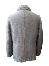 Gran Sasso Field Jacket L 52 Light Grey Padded Wool