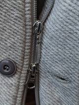 Gran Sasso Field Jacket L 52 Light Grey Padded Wool