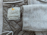Gran Sasso Field Jacket L 52 Light Grey Padded Wool