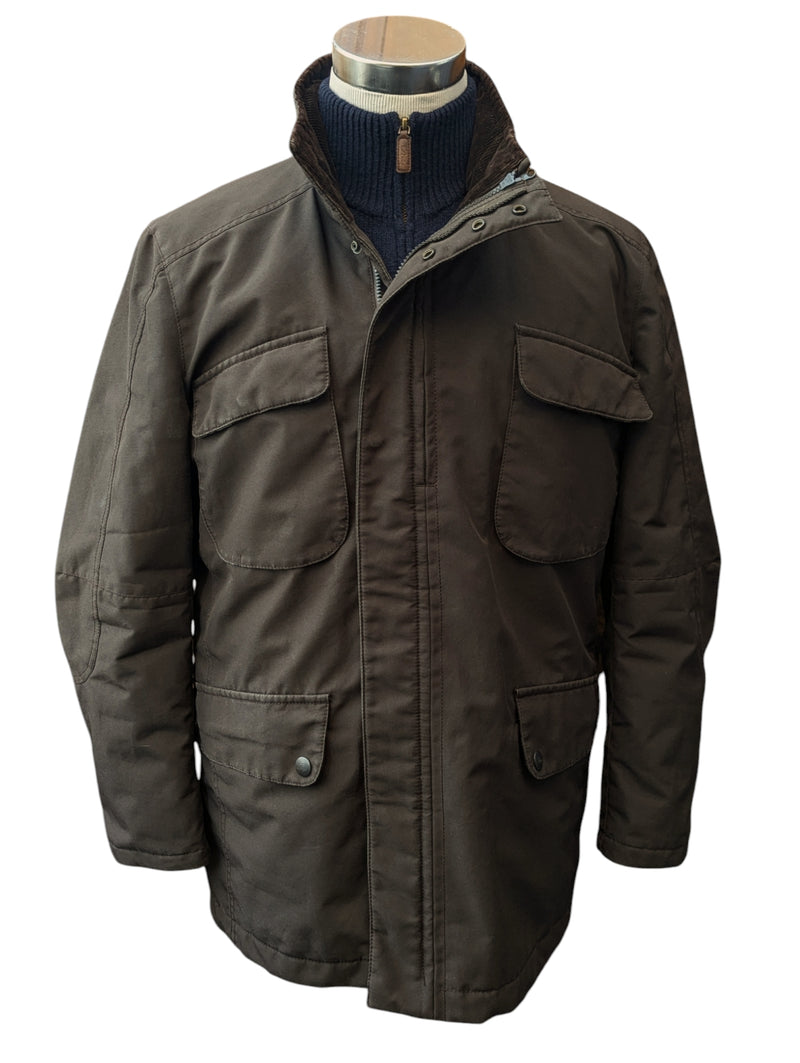 Fay Field Jacket M/L Dark Brown Poliamid