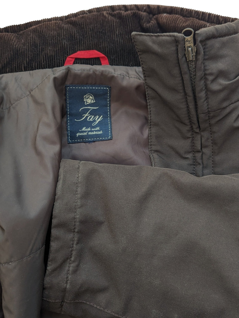 Fay Field Jacket M/L Dark Brown Poliamid