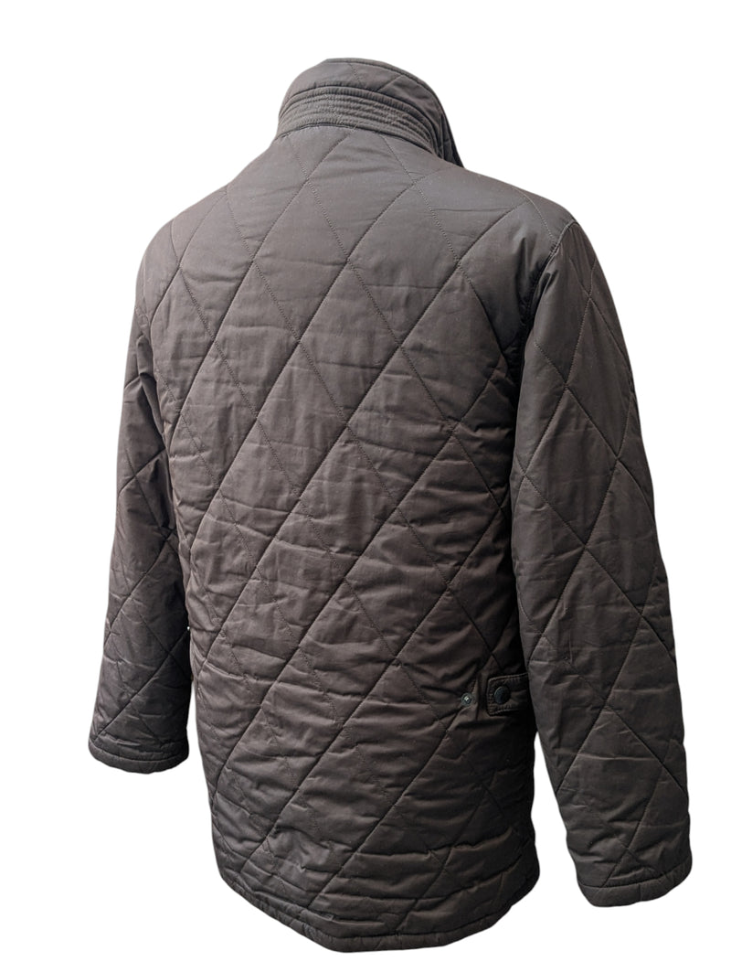 Barbour Jacket S/M Dark Brown Knightsbridge Polyester