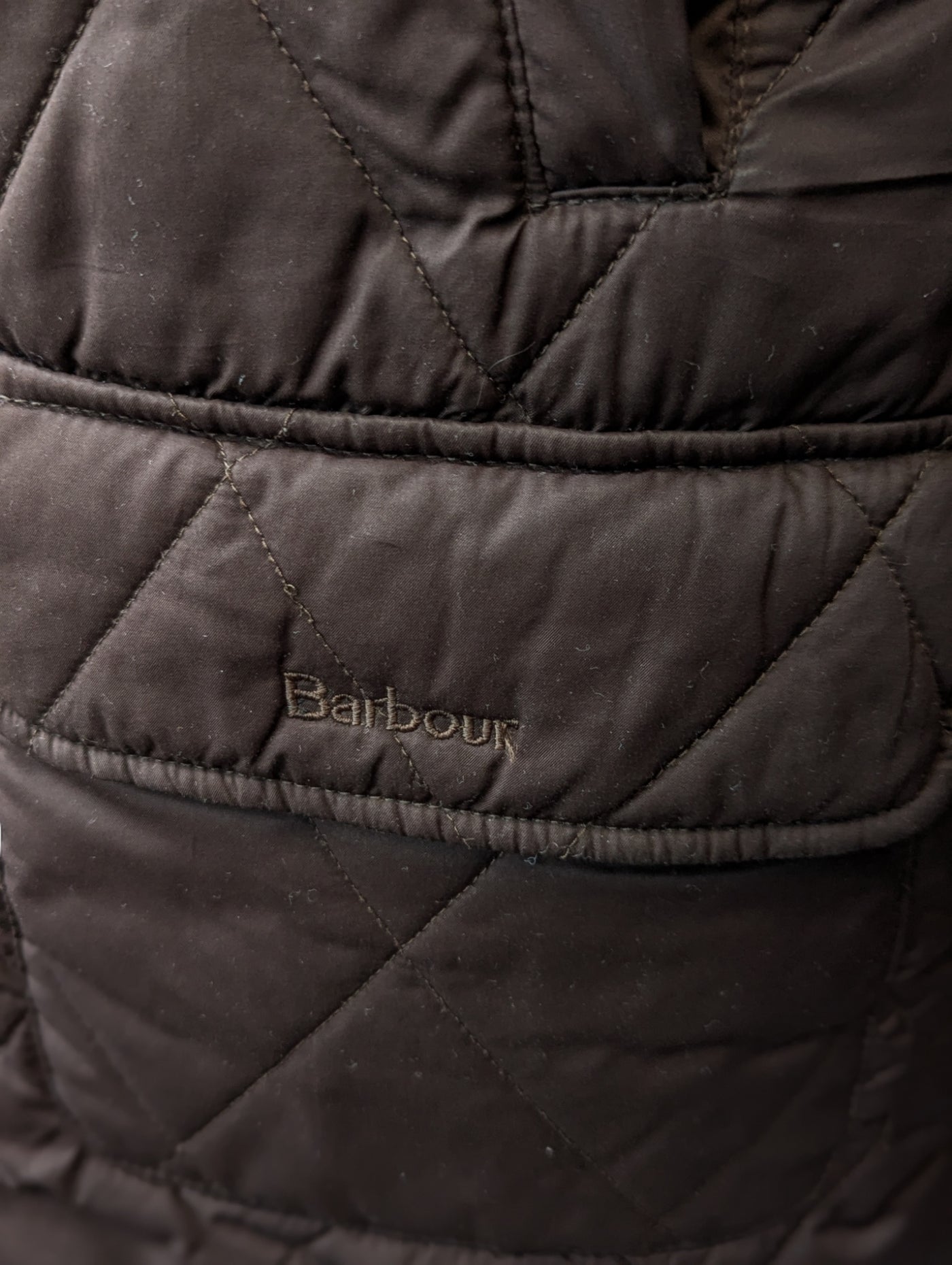 Barbour Jacket S/M Dark Brown Knightsbridge Polyester – eHABERDASHER