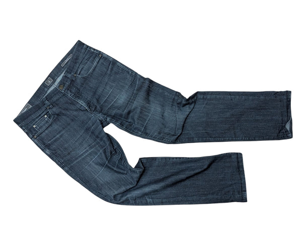 Zegna Jeans 34 Washed Dark Blue 5 pocket cotton/elastane denim