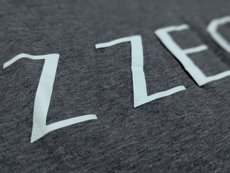 Zegna Tee Shirt L Grey Logo Cotton